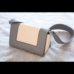 ❤️SOLD❤️Foggy Blue Frame Shoulder Bag